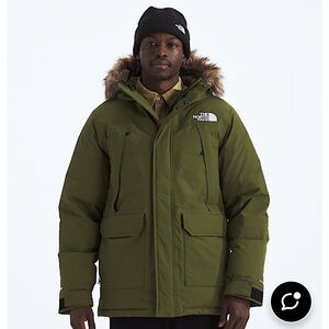 The North Face Men's Olive Puffer Jacket
